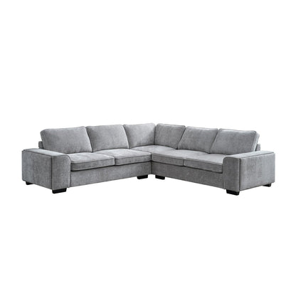 Dayne - 3 Piece Sleeper Sectional - Gray Sleeper Sectionals by New Classic - Walls Furniture & Mattress