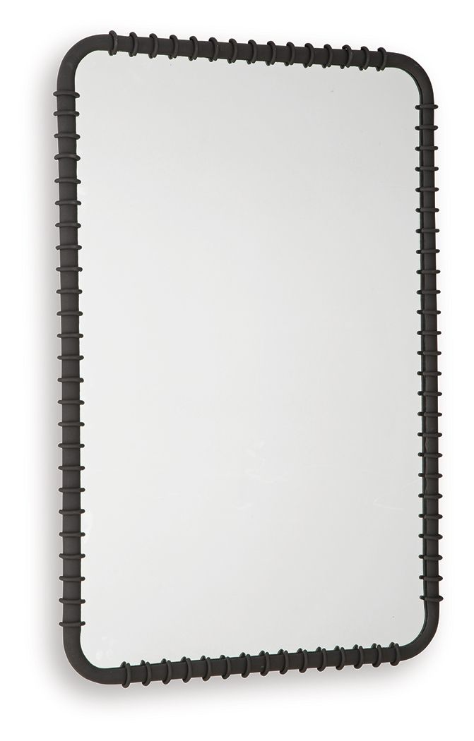 Judlow - Black - Accent Mirror Accent Mirrors by Signature Design by Ashley® - Walls Furniture & Mattress