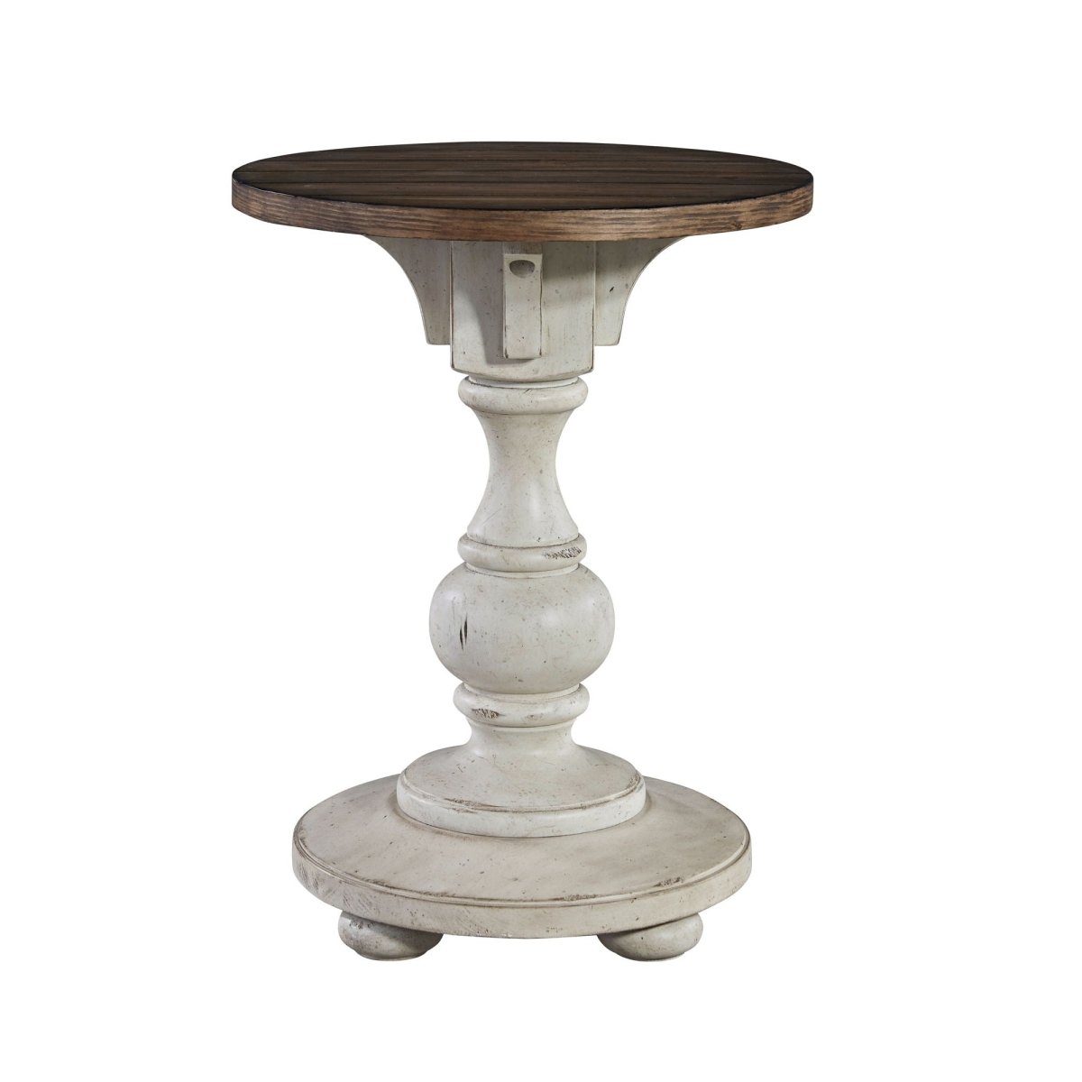 Morgan Creek - Chair Side Table - White Chair Side Tables by Liberty Furniture - Walls Furniture & Mattress