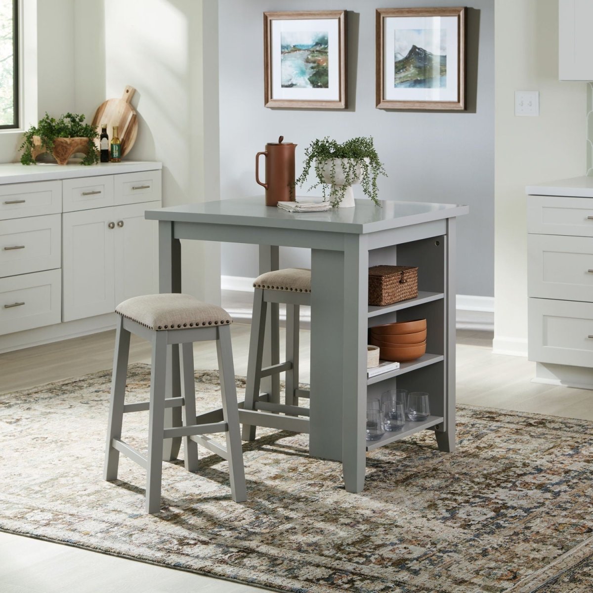 Brook Creek - 3 Piece Counter Set 3 Piece Dining Room Sets by Liberty Furniture - Walls Furniture & Mattress