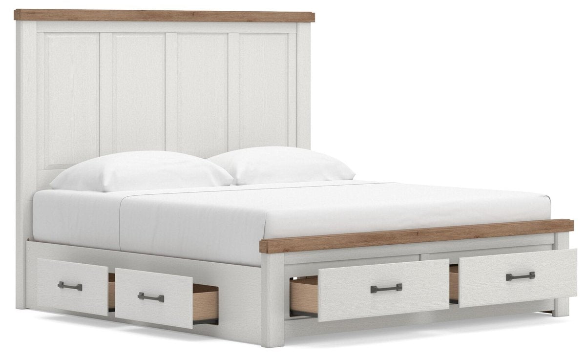 Savonport - Panel Storage Bed Storage Beds by Signature Design by Ashley® - Walls Furniture & Mattress