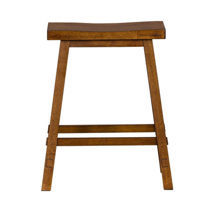 Creations - Sawhorse Counter Stool Counter Height (24" - 27") by Liberty Furniture - Walls Furniture & Mattress