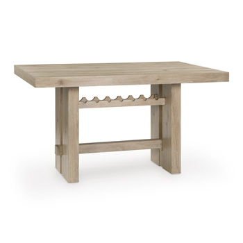 Lasinger - Rectangular Dining Room Counter Table - Light Brown Counter Tables by Signature Design by Ashley® - Walls Furniture & Mattress