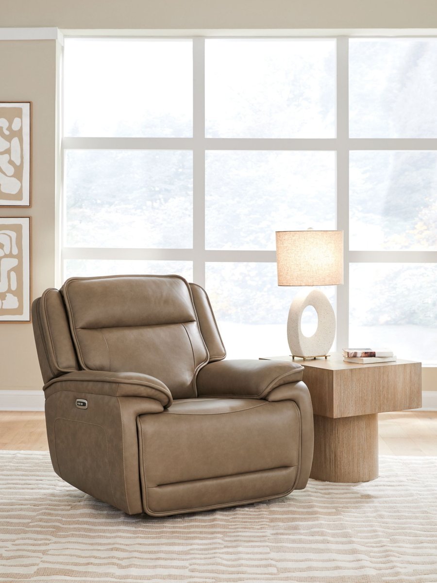 Glencroft - Power Recliner / Adjustable Headrest - Sahara Reclining Chairs by Signature Design by Ashley® - Walls Furniture & Mattress