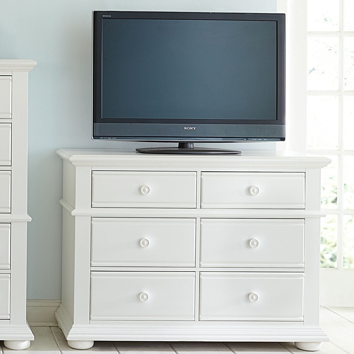Summer House - Media Chest - White Media Chests by Liberty Furniture - Walls Furniture & Mattress