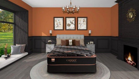 Copper Hybrid Firm Quilted Twin Mattress Hybrid Mattresses by Spring Air - Walls Furniture & Mattress