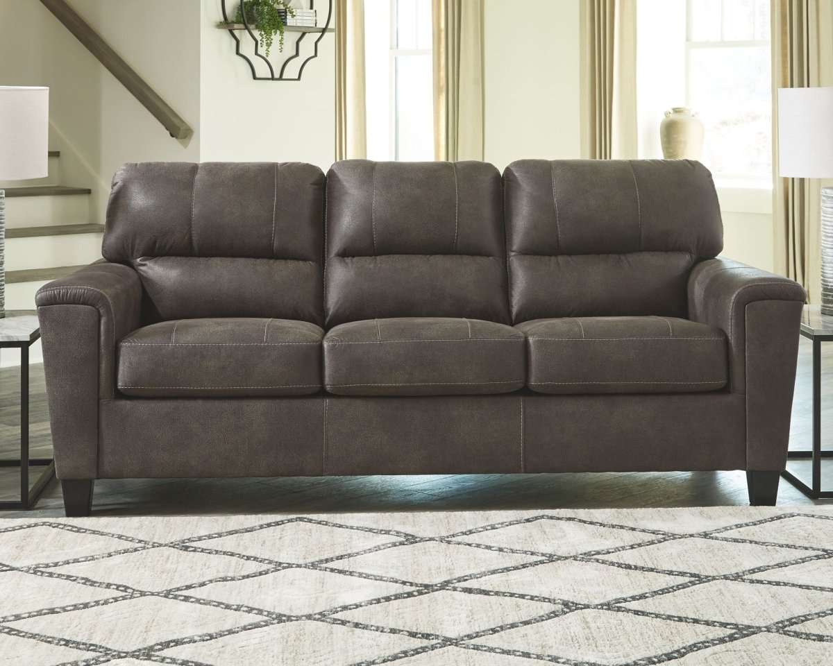 Navi - Queen Sofa Sleeper - Smoke Sleeper Sofas by Signature Design by Ashley® - Walls Furniture & Mattress