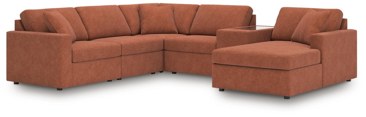 Modmax - Sectional - Spice Stationary Sectionals by Signature Design by Ashley® - Walls Furniture & Mattress