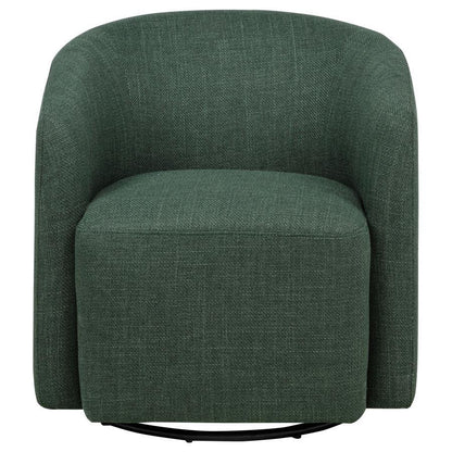 Mossbrook - Fabric Upholstered Swivel Accent Chair Swivel Chairs by Coaster Fine Furniture - Walls Furniture & Mattress