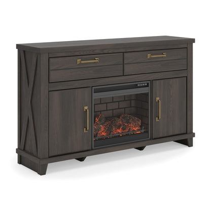 Brazen Valley - TV Stand With Fireplace Option TV Stands by Signature Design by Ashley® - Walls Furniture & Mattress