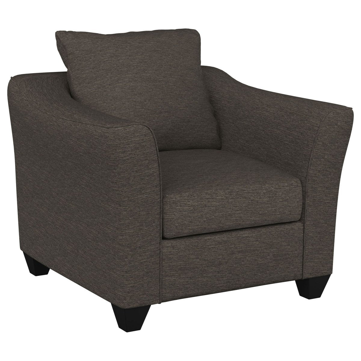 Salizar - Upholstered Flared Arm Accent Chair Arm Chairs by CoasterEssence - Walls Furniture & Mattress