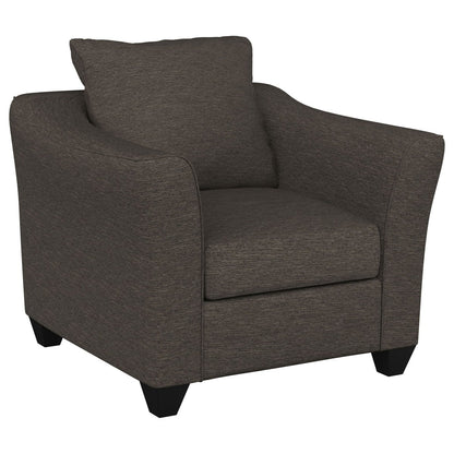 Salizar - Upholstered Flared Arm Accent Chair Arm Chairs by CoasterEssence - Walls Furniture & Mattress