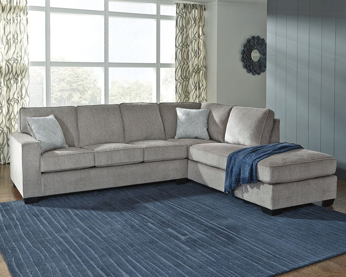 Altari - Sectional With Chaise Stationary Sectionals by Signature Design by Ashley® - Walls Furniture & Mattress