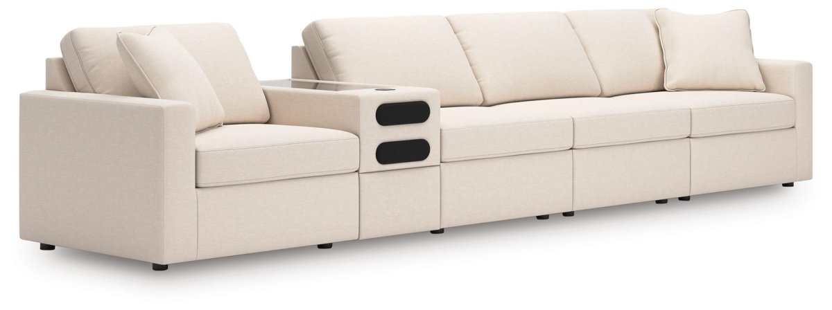 Modmax - Sectional - Oyster Stationary Sectionals by Signature Design by Ashley® - Walls Furniture & Mattress