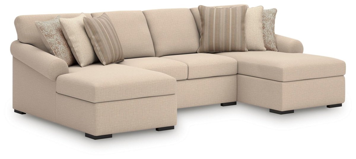LadyMae - Sectional Stationary Sectionals by Benchcraft® - Walls Furniture & Mattress
