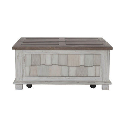 River Place - Lift Top Storage Cocktail Table - White Cocktail Tables by Liberty Furniture - Walls Furniture & Mattress
