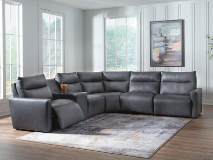 ModZ - Power Reclining Sectional Reclining Sectionals by Benchcraft® - Walls Furniture & Mattress