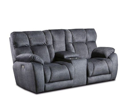 Wild Card Power Reclining Console Loveseat with Cupholders by Southern Motion