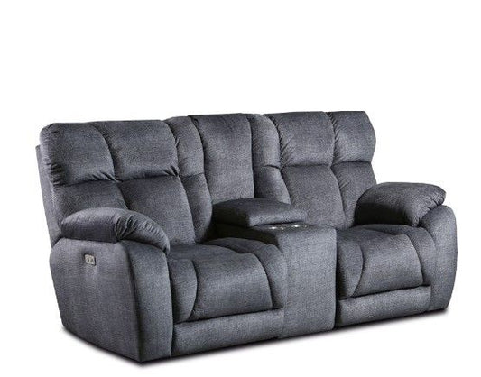 Wild Card Power Reclining Console Loveseat with Cupholders by Southern Motion