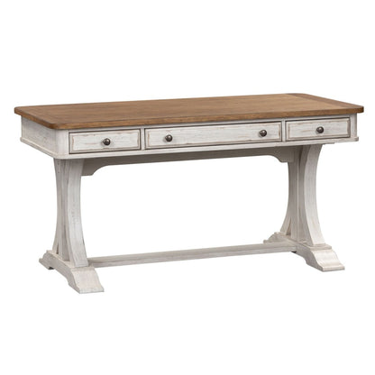 Farmhouse Reimagined - Writing Desk - White Writing Desks by Liberty Furniture - Walls Furniture & Mattress