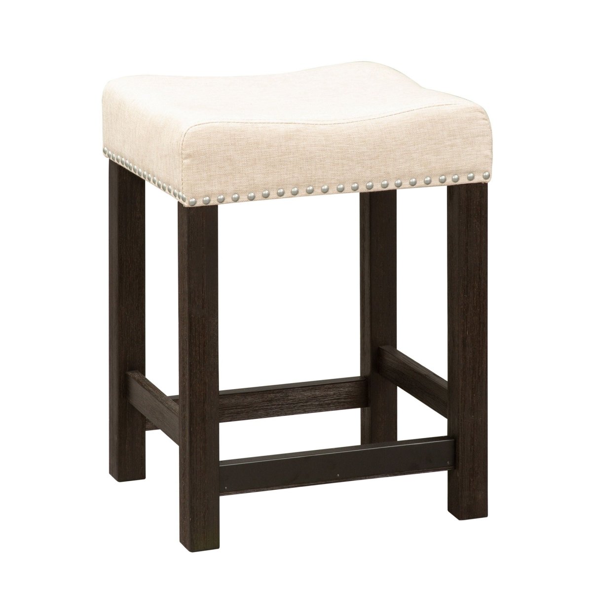 Heatherbrook - Upholstered Console Stool - Black Counter Height (24" - 27") by Liberty Furniture - Walls Furniture & Mattress