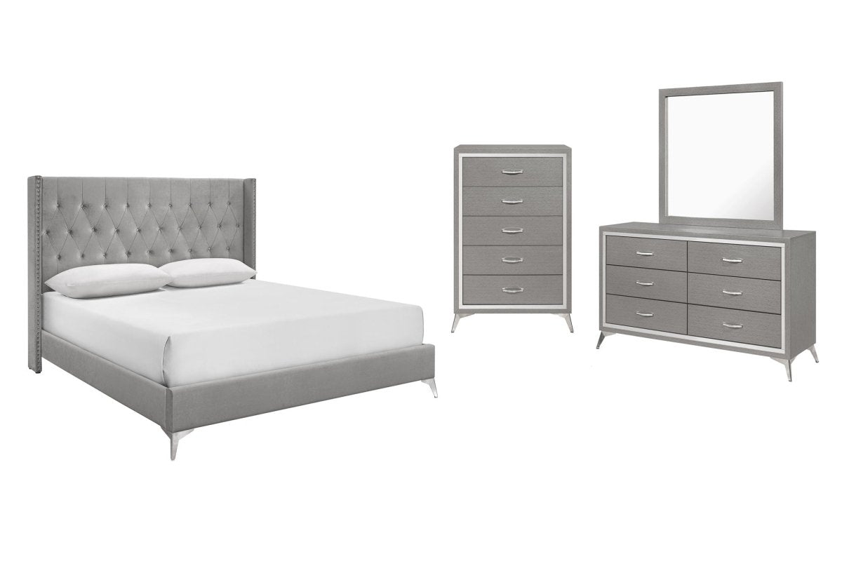 Huxley - Bedroom Set 4 Piece Bedroom Sets by New Classic - Walls Furniture & Mattress