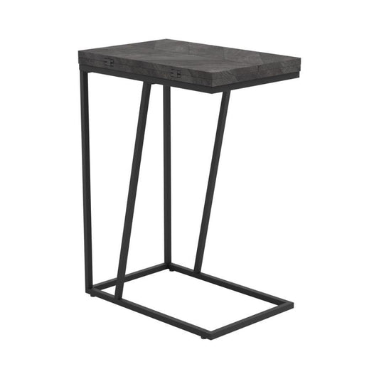 Carly - Expandable Engineered Wood C - Shaped Side Table Side Tables by CoasterEveryday - Walls Furniture & Mattress