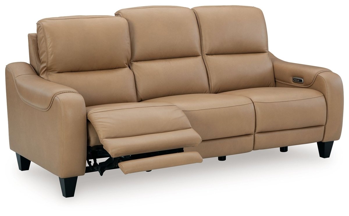 Mosswell - Power Reclining Sofa With Adj Headrest - Toffee Reclining Sofas by Ashley® - Walls Furniture & Mattress