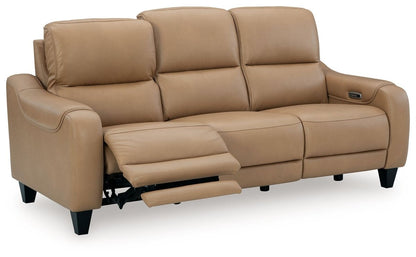 Mosswell - Power Reclining Sofa With Adj Headrest - Toffee Reclining Sofas by Ashley® - Walls Furniture & Mattress