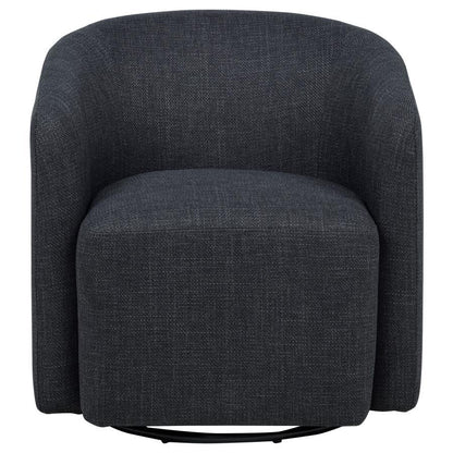 Mossbrook - Fabric Upholstered Swivel Accent Chair Swivel Chairs by Coaster Fine Furniture - Walls Furniture & Mattress