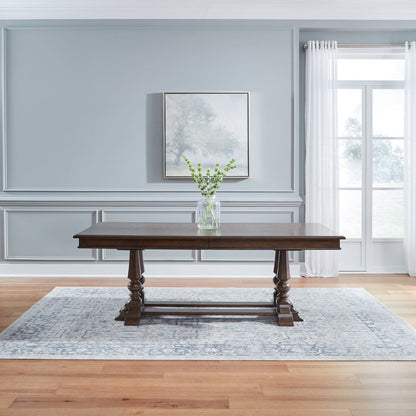 Arden Road - Trestle Table - Satin Cherry Dining Tables by Liberty Furniture - Walls Furniture & Mattress