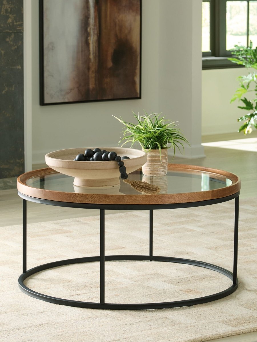 Noraluna - Round Table End Tables by Signature Design by Ashley® - Walls Furniture & Mattress
