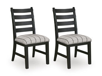 Ridgester - Dining Upholstered Side Chair (Set of 2) Chair Sets by Benchcraft® - Walls Furniture & Mattress