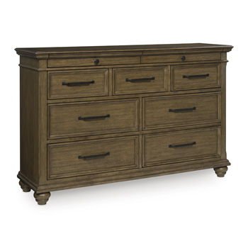 Karallin - Dresser - Medium Brown Dressers by Signature Design by Ashley® - Walls Furniture & Mattress