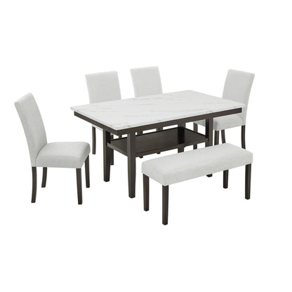 Carissa - Rectangle Dining Set 5 Piece Dining Room Sets by New Classic - Walls Furniture & Mattress
