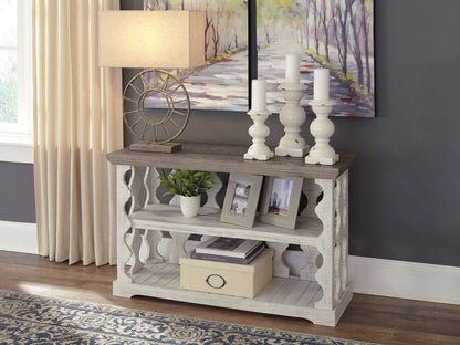 Havalance - Console Sofa Table - Gray / White Sofa Tables by Signature Design by Ashley® - Walls Furniture & Mattress