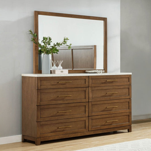 Devonshire - Mirror - Cognac Mirrors by New Classic - Walls Furniture & Mattress