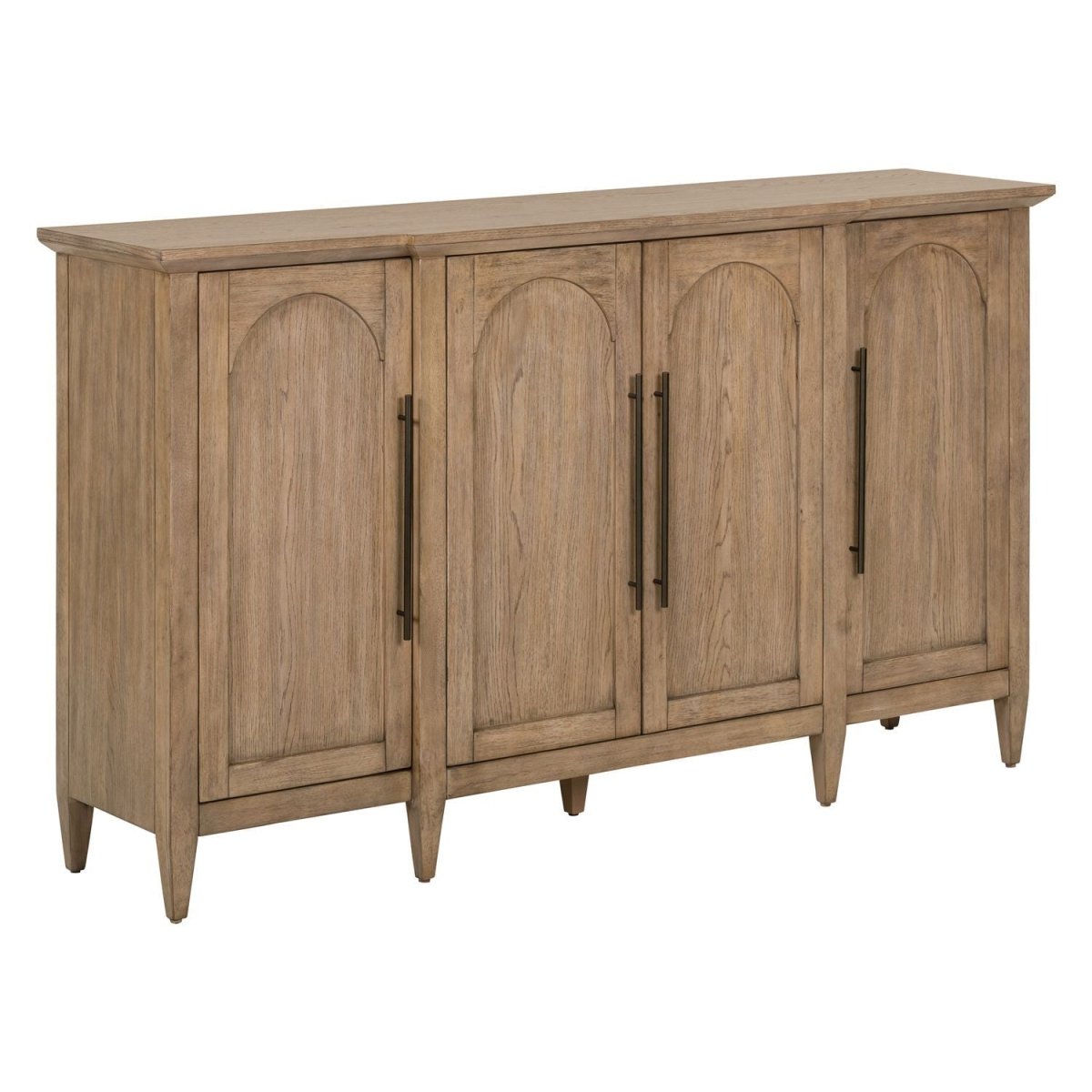 Pavilion - 4 Door Accent Cabinet - Brown