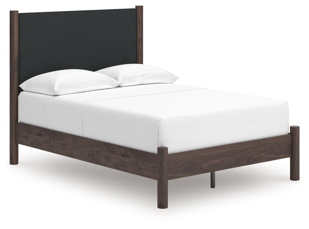 Pamytta - Upholstered Panel Platform Bed Upholstered Beds by Signature Design by Ashley® - Walls Furniture & Mattress