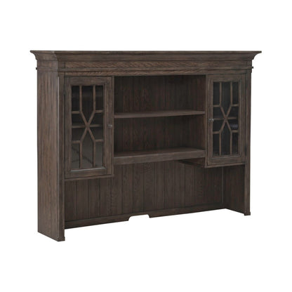 Paradise Valley - Executive Credenza Hutch - Saddle Brown Hutches by Liberty Furniture - Walls Furniture & Mattress
