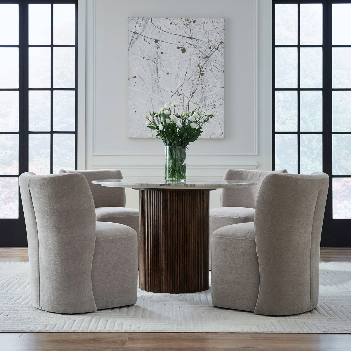 Accent Dining - Dining Chair With Casters Accent Side Chairs by Liberty Furniture - Walls Furniture & Mattress