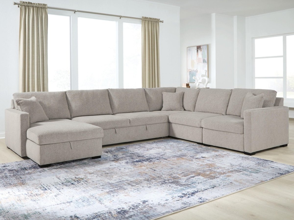ModMax Luxe - Sectional Stationary Sectionals by Benchcraft® - Walls Furniture & Mattress