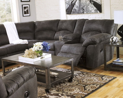 Tambo - Reclining Sectional Reclining Sectionals by Signature Design by Ashley® - Walls Furniture & Mattress
