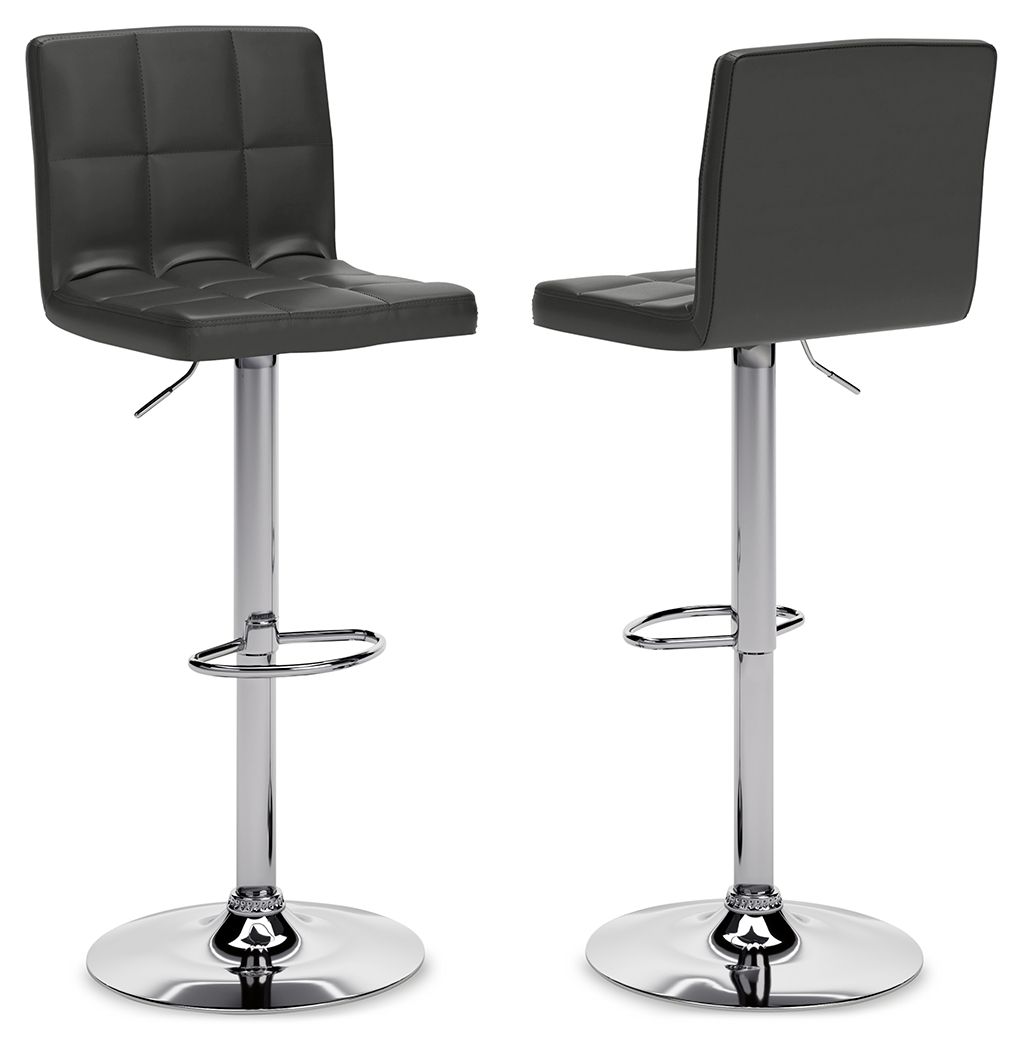 Bellatier - Adjustable Height Barstool (Set of 2) Stool Sets by Signature Design by Ashley® - Walls Furniture & Mattress