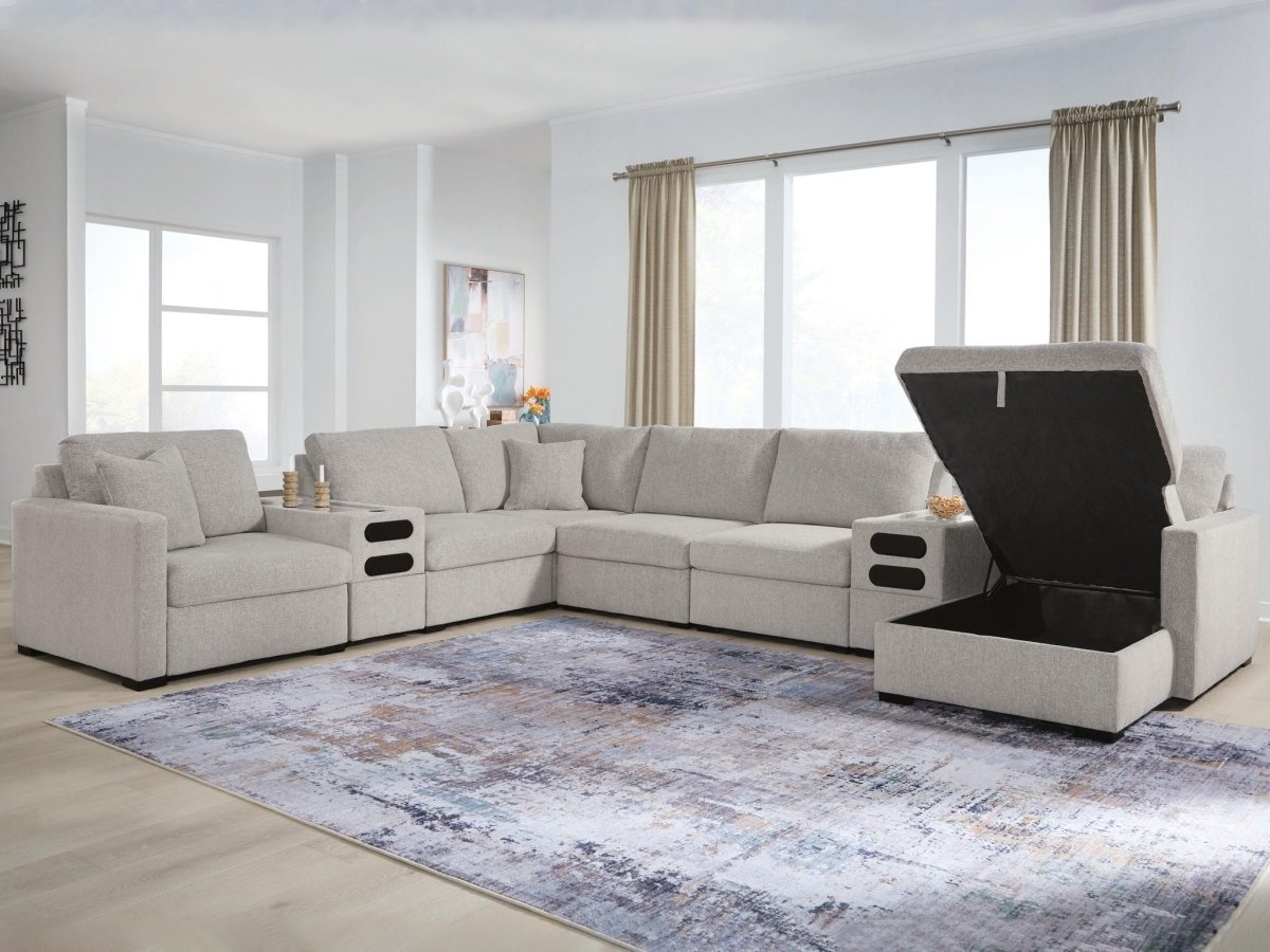 ModMax Luxe - Sectional Stationary Sectionals by Benchcraft® - Walls Furniture & Mattress