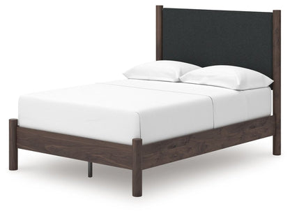 Pamytta - Upholstered Panel Platform Bed Upholstered Beds by Signature Design by Ashley® - Walls Furniture & Mattress