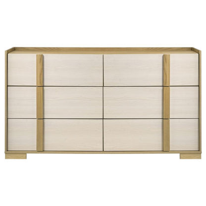 Hyland - 6 - Drawer Dresser Dresser & Mirror by Coaster Fine Furniture - Walls Furniture & Mattress