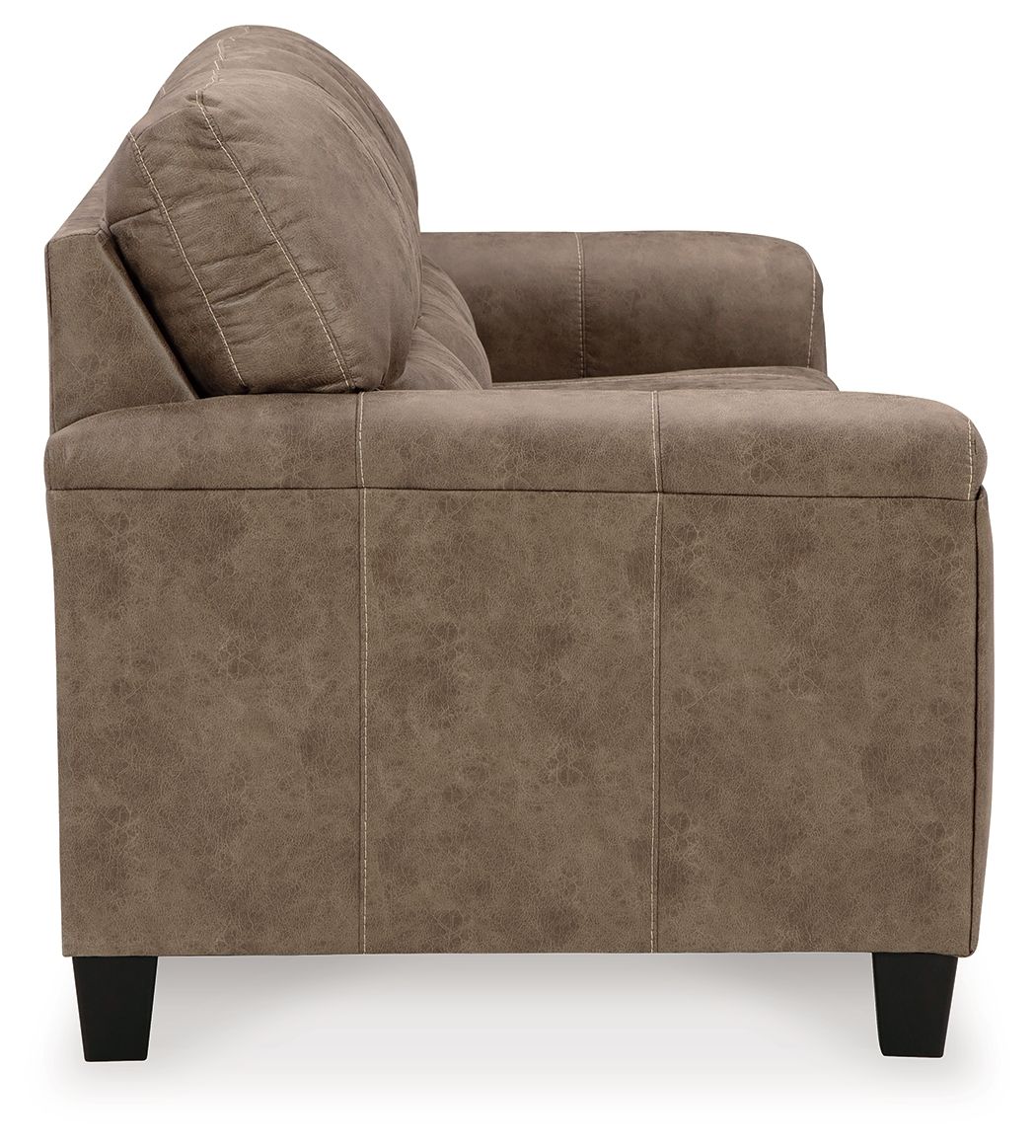 Navi - Fossil - 3 Pc. - Sofa, Loveseat, Rocker Recliner 3 Piece Living Room Sets by Signature Design by Ashley® - Walls Furniture & Mattress