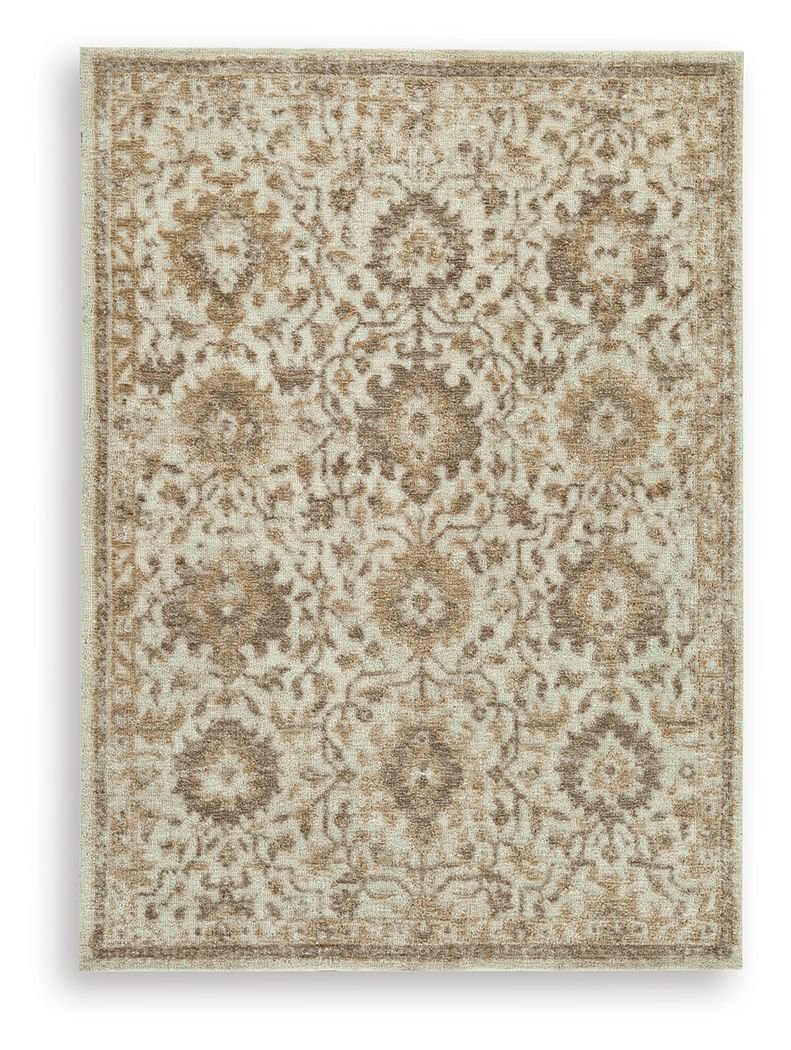 Sableridge - 5' x 7' Rug - Ivory / Taupe / Camel Area Rugs by Signature Design by Ashley® - Walls Furniture & Mattress
