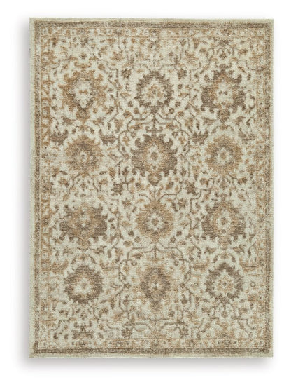 Sableridge - 5' x 7' Rug - Ivory / Taupe / Camel Area Rugs by Signature Design by Ashley® - Walls Furniture & Mattress